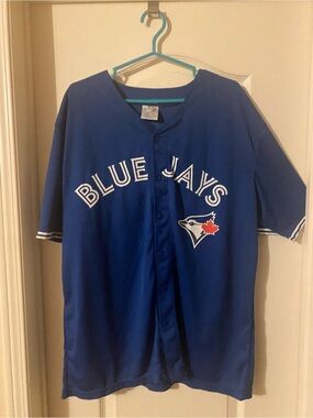 Blue Jay Royal Blue Baseball Jersey with White Accents